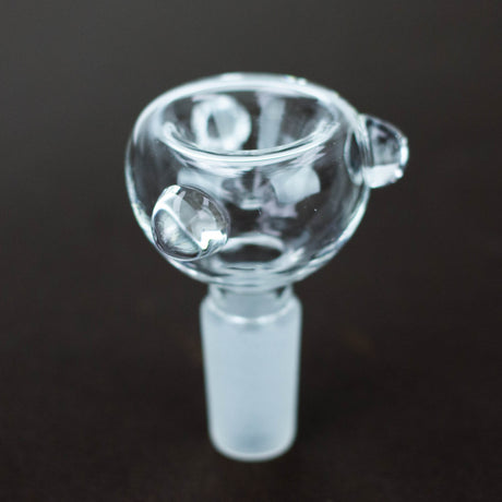 Clear thick glass bowl for 14 mm