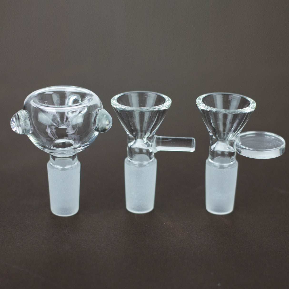 Clear thick glass bowl for 14 mm