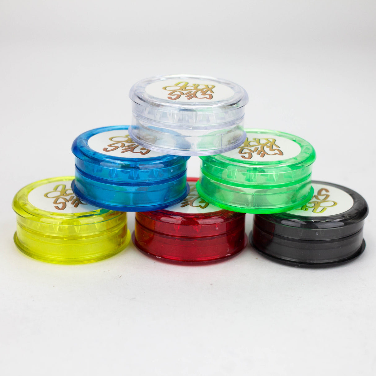 Acid Secs |   50mm 3 Layers plastic grinder Box of 12