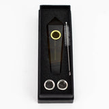 Acid Secs | Yellow Fluorite Crystal Pipe with Choke Quartz · Stone Pipe Acid Secs Productions Inc.