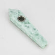 Acid Secs | Snow Green Crystal Pipe with Choke Quartz · Stone Pipe Acid Secs Productions Inc.
