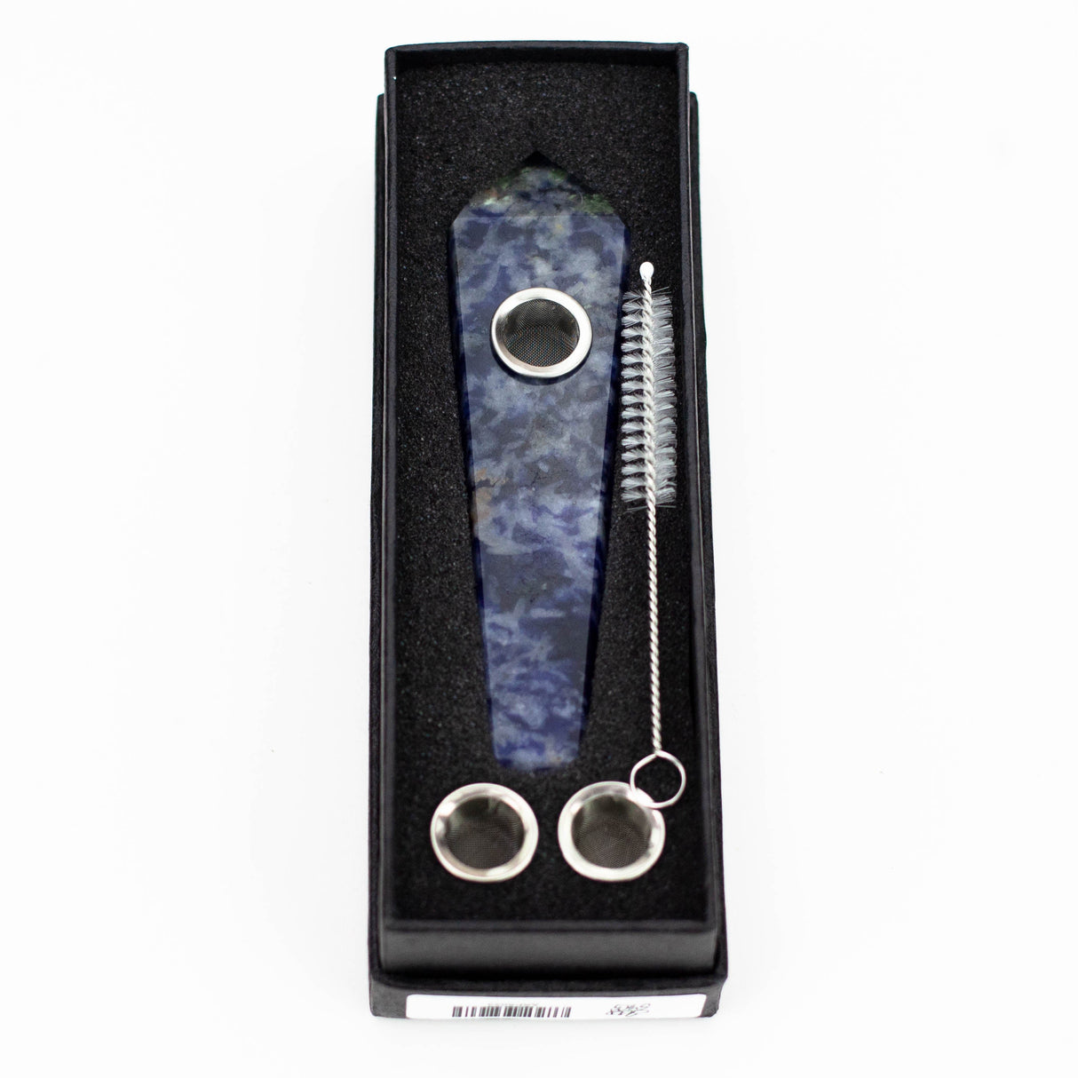 Acid Secs | Blue Dot Stone Crystal Pipe with Choke Quartz · Stone Pipe Acid Secs Productions Inc.