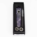 Acid Secs | Pure Amethyst Crystal Pipe with Choke Quartz · Stone Pipe Acid Secs Productions Inc.