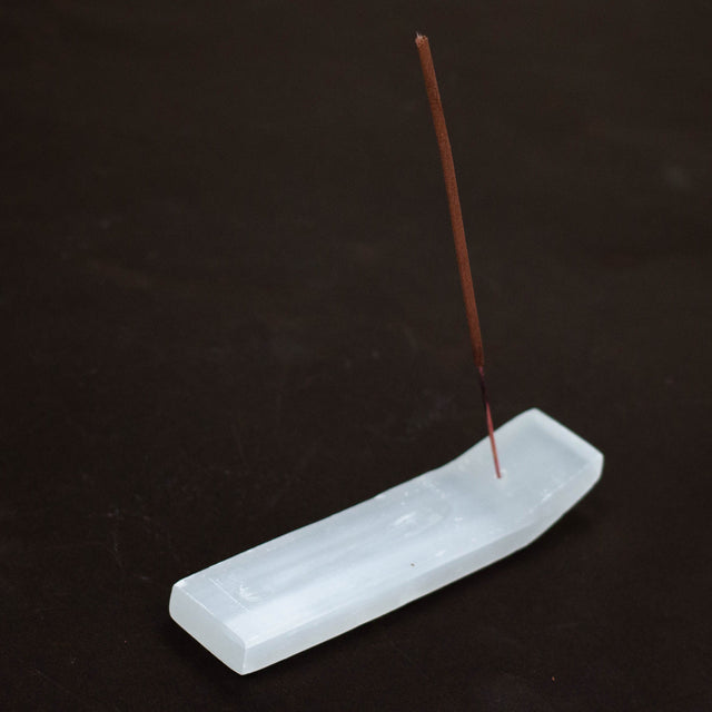 Acid Secs | Selenite Crystal Incense Holder Incense Acid Secs Productions Inc.