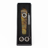 Acid Secs | Apophyllite Stone Crystal Pipe with Choke Quartz · Stone Pipe Acid Secs Productions Inc.