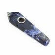 Acid Secs | Blue Sodalite Crystal Pipe with Choke Quartz · Stone Pipe Acid Secs Productions Inc.