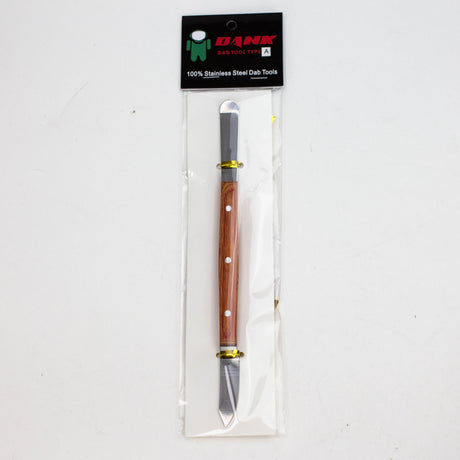 DANK STAINLESS STEEL DABBER WITH WOOD HANDLE Cap · Dabber · Insert · Clip · Nail Smoking Cat Distribution