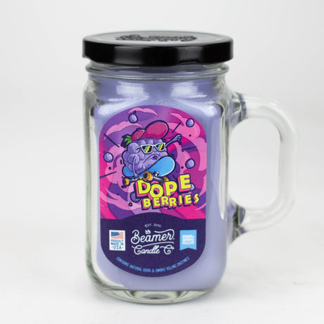 Beamer Candle Co.| Ultra Premium Jar Smoke killer collection candle Candle ONE Dope Berries *New*
