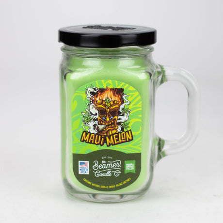 Beamer Candle Co.| Ultra Premium Jar Smoke killer collection candle Candle ONE Maui Melon *New*