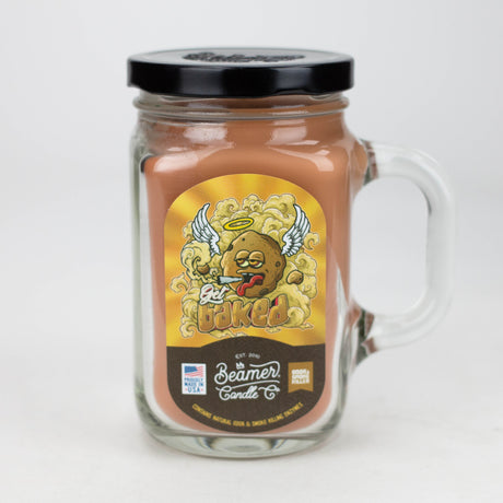 Beamer Candle Co.| Ultra Premium Jar Smoke killer collection candle Candle ONE Get Baked *New*