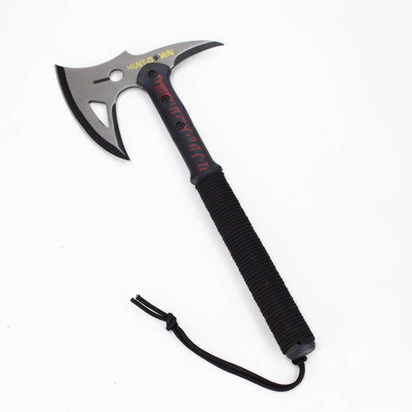 Hunt-Down | 16" Black Hard Plastic Handle Tactical Axe [8246] Sword · Machete · Axe Canadian Distributor