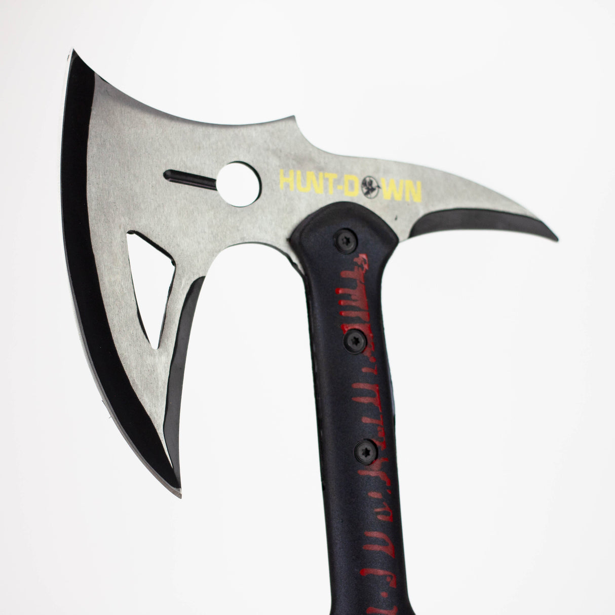 Hunt-Down | 16" Black Hard Plastic Handle Tactical Axe [8246] Sword · Machete · Axe Canadian Distributor