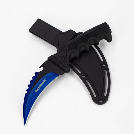 Defender-Xtreme 11" Black Hunting Knife with Sheath []1382X]