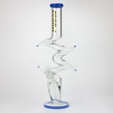 COBRA | 19" Zig-zag glass water bong