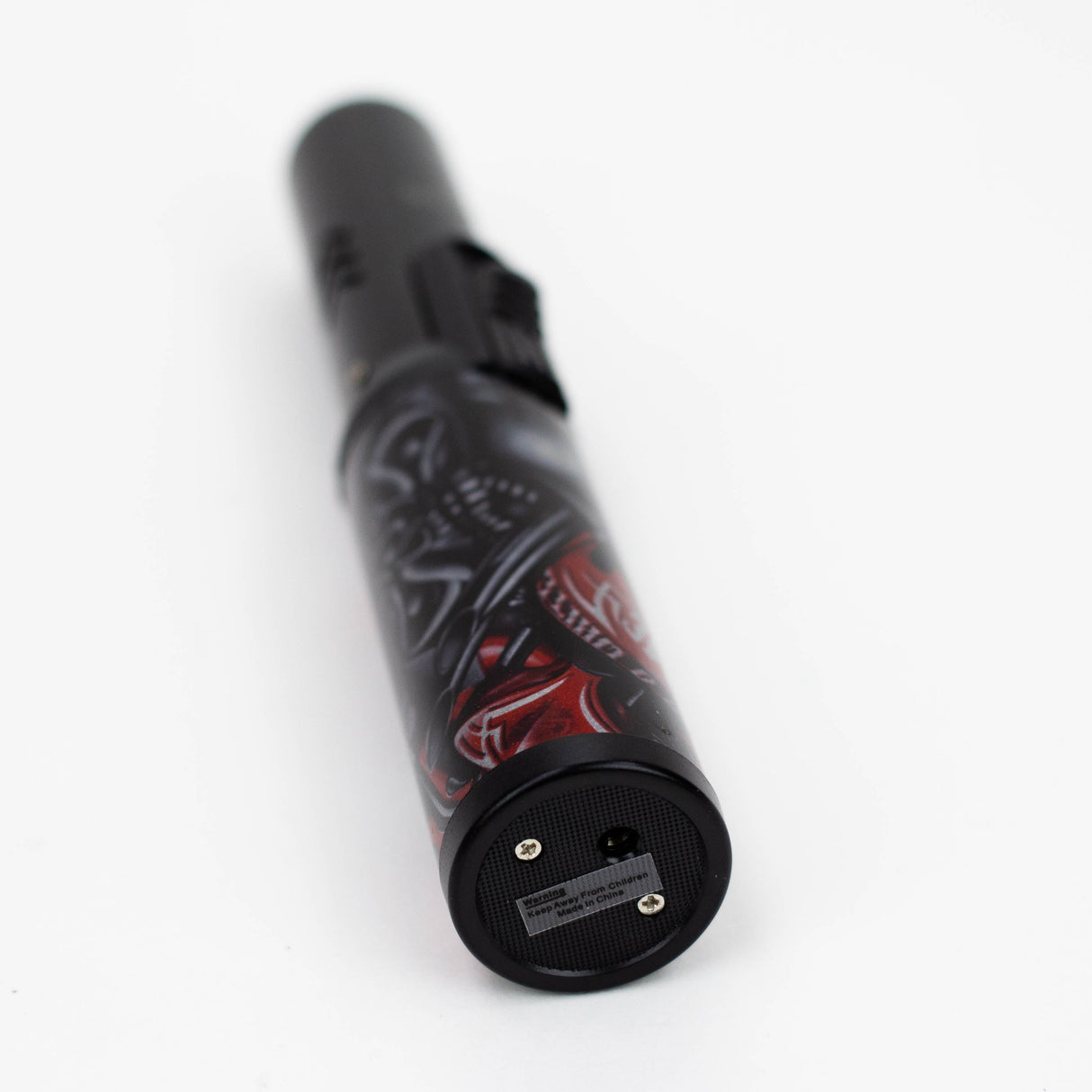 Scorch Torch | Pencil Torch 7”Asst Black/Graffiti & Leaf Designs [61664-1] - Display of 12 Torch Canadian Distributor