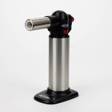 BIG BUDDY | Butane Refillable Turbo Torch lighter Torch Smoking Cat Distribution Black / Silver