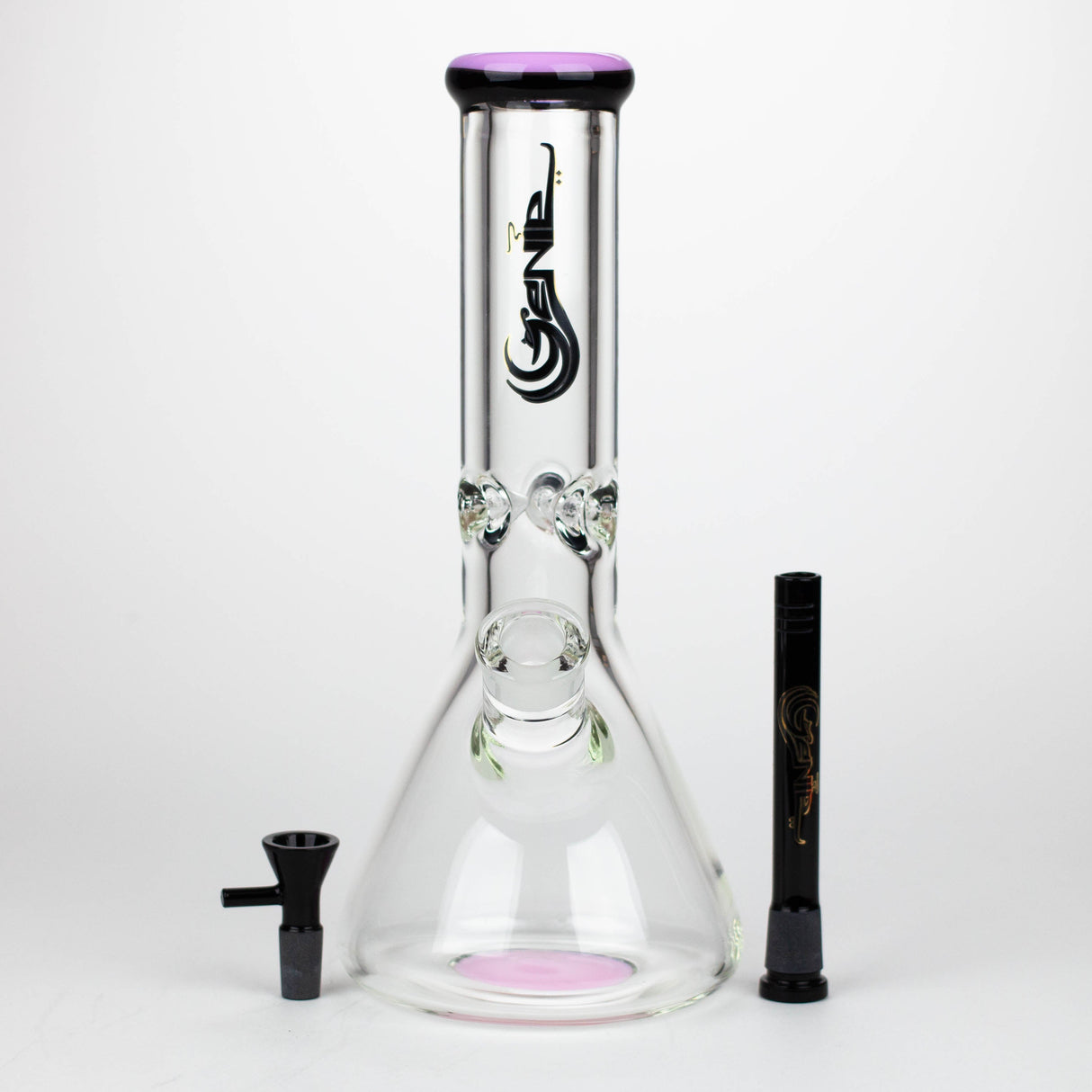 Genie | 12" Classic beaker 9 mm glass water bong [BK001]