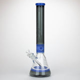 Genie | 17" sandblasted artwork tube 7 mm glass water bong [GB21006]