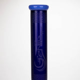 Genie | 17" sandblasted artwork tube 7 mm glass water bong [GB21006]