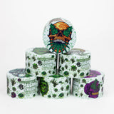 2.5" Metal Grinder 4 Layers with New Sugar Skull Design Box of 6 [GZ302]