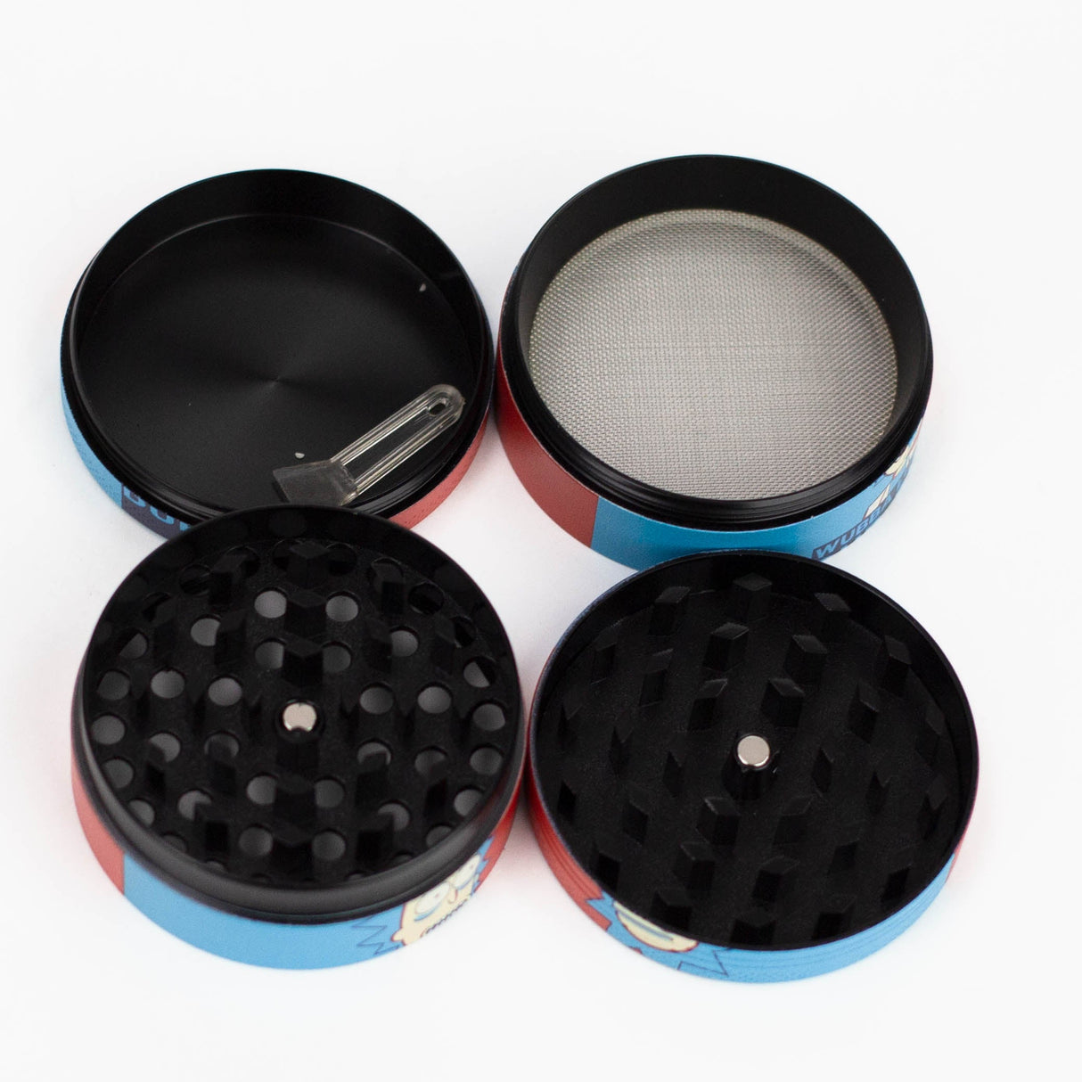 2.2" Metal Grinder 4 Layers with New RM Design Box of 12 [GZ301]