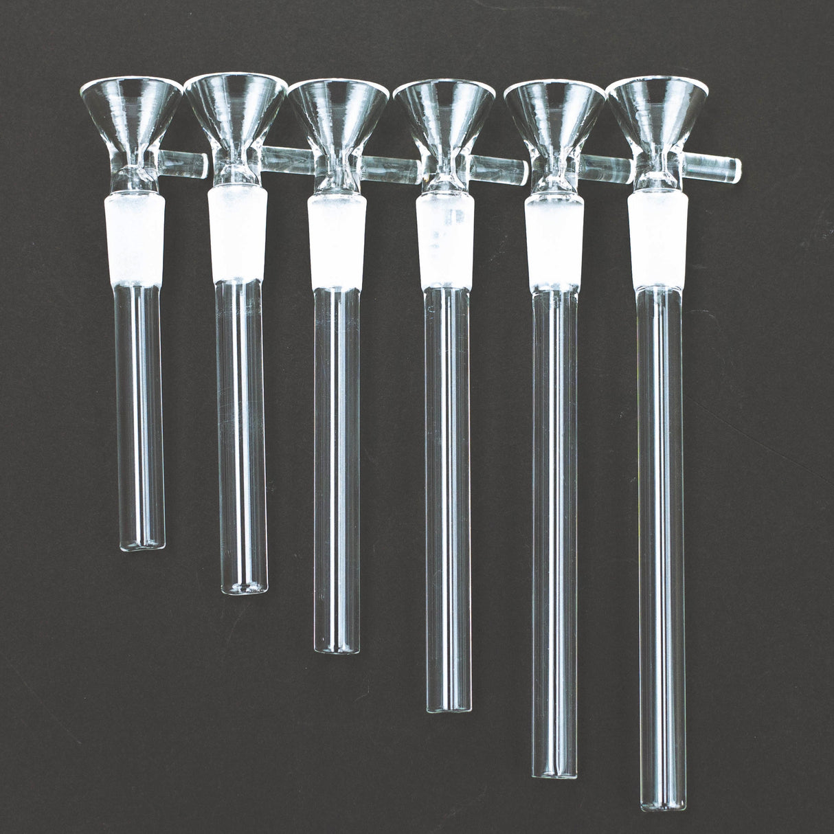 Glass Bowlstem Pack of 3 Downstem · Bowlstem 777 Smoke