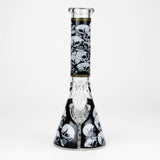 10" Glass Bong With Skull Design [WP 131]