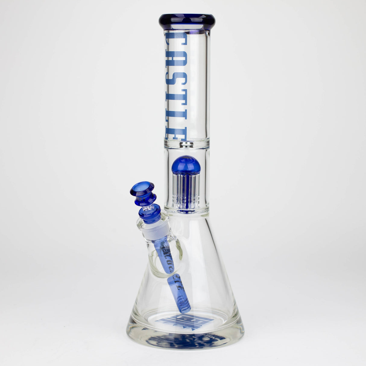 Castle Glassworks | 14" 8-arm Beaker Bong [CP-003]