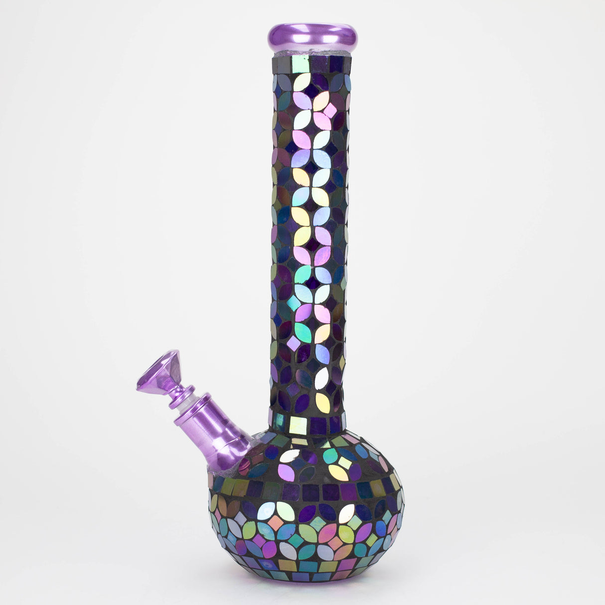 15.5" Mosaic 7mm glass bong [MSAK-4]