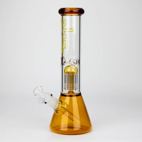 PHS | 12" Glass beaker color Bong with tree arm percolator [PHSPR-12]