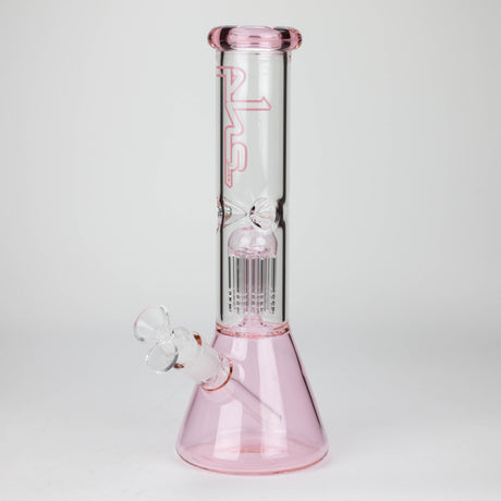 PHS | 12" Glass beaker color Bong with tree arm percolator [PHSPR-12]