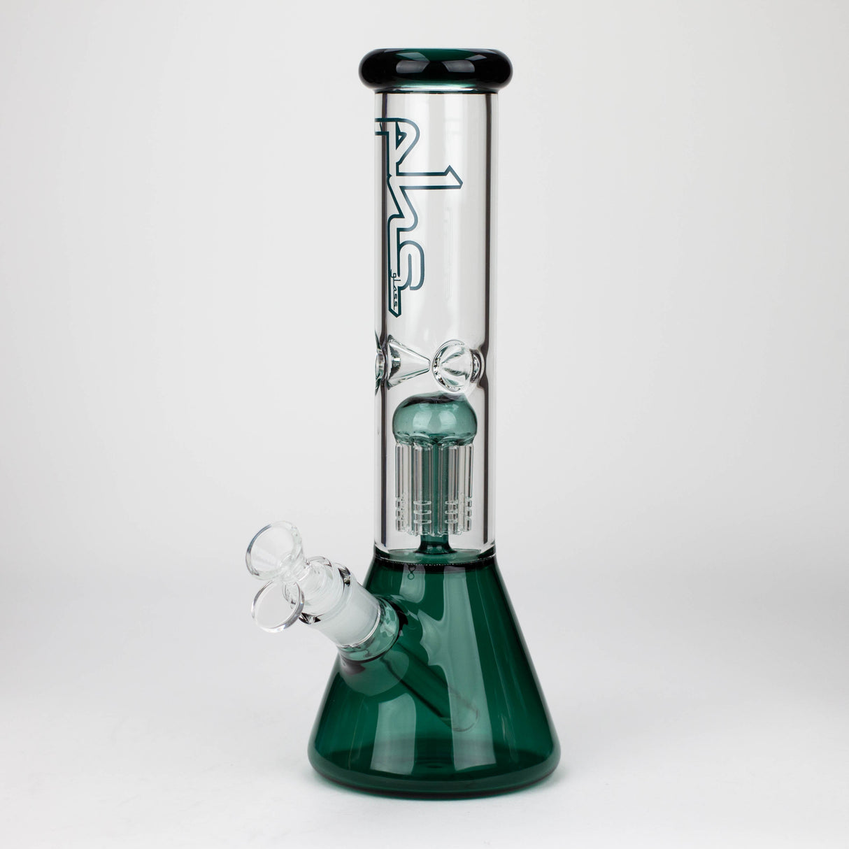 PHS | 12" Glass beaker color Bong with tree arm percolator [PHSPR-12]