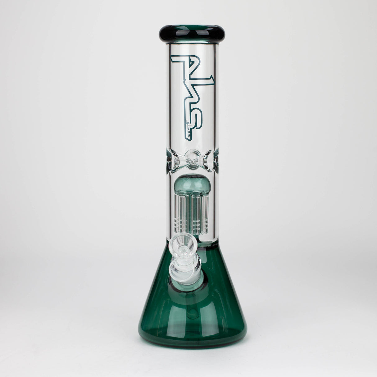 PHS | 12" Glass beaker color Bong with tree arm percolator [PHSPR-12]