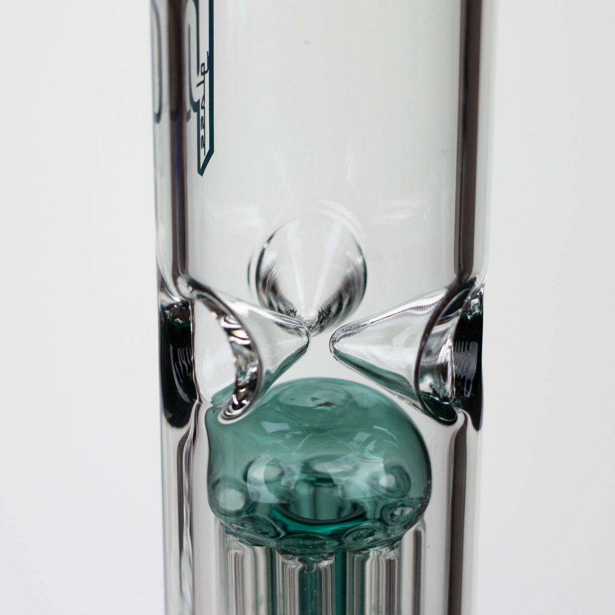 PHS | 12" Glass beaker color Bong with tree arm percolator [PHSPR-12]