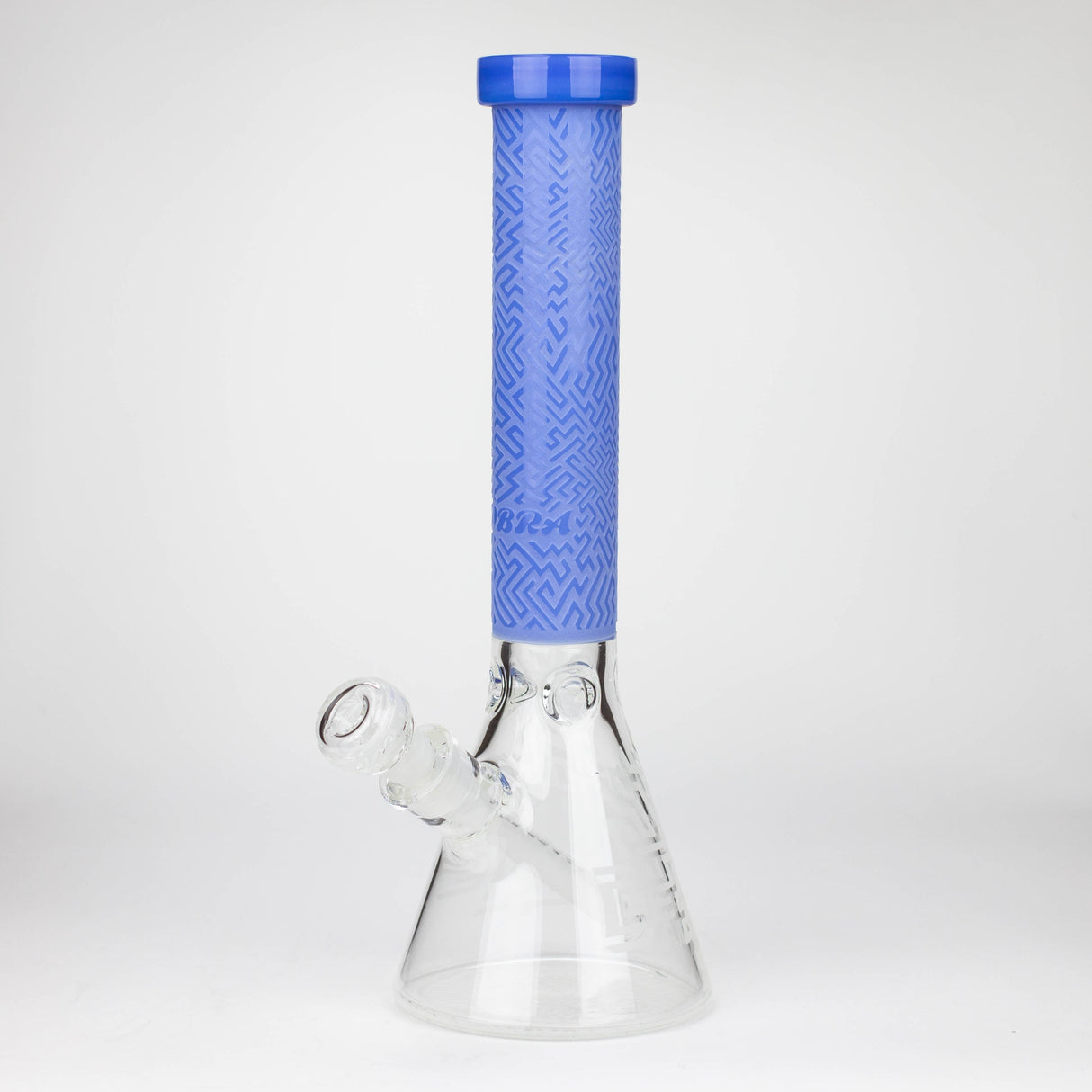 COBRA | 15" sandblasted artwork tube 7 mm glass water bong [YK04]