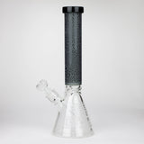 COBRA | 15" sandblasted artwork tube 7 mm glass water bong [YK04]