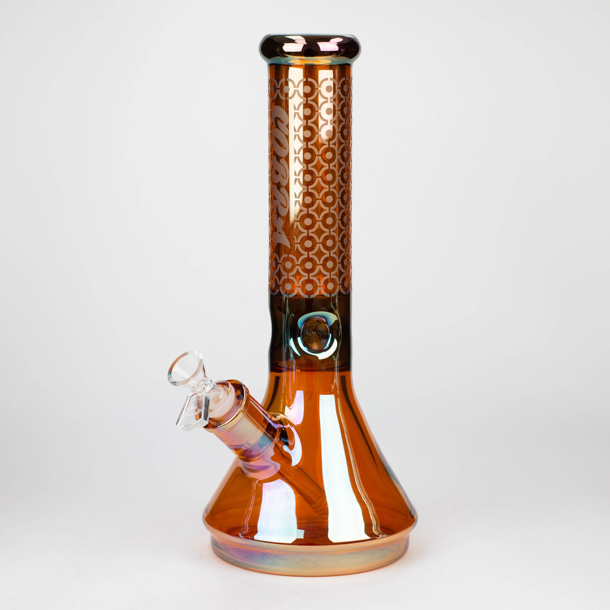 COBRA | 13" Eletroplate 7 mm Glass Beaker Bong [LL1026]