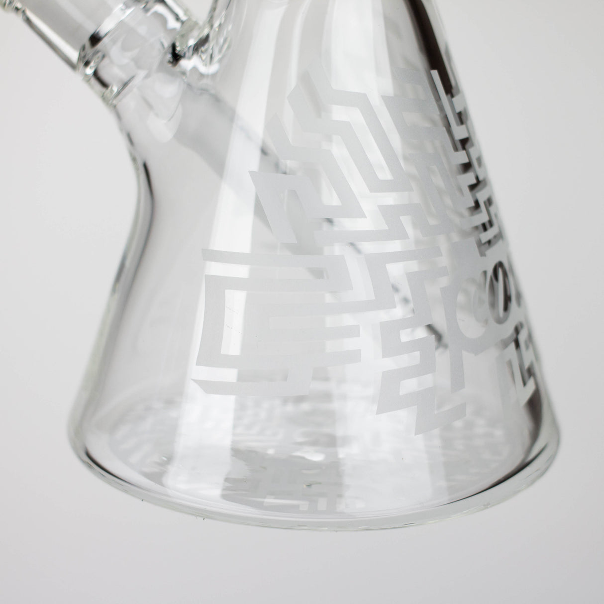 COBRA | 15" sandblasted artwork tube 7 mm glass water bong [YK04]