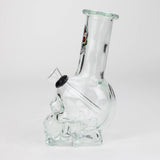 6" Mini Skull base soft glass water bong  [BS11]