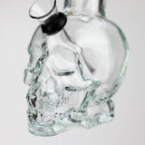 6" Mini Skull base soft glass water bong  [BS11]