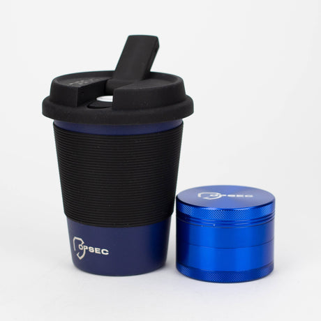 OPSEC Mug | Stealth Bubbler Bundle w/ Grinder and Extra Ceramic Bowl