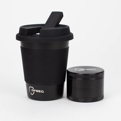 OPSEC Mug | Stealth Bubbler Bundle w/ Grinder and Extra Ceramic Bowl