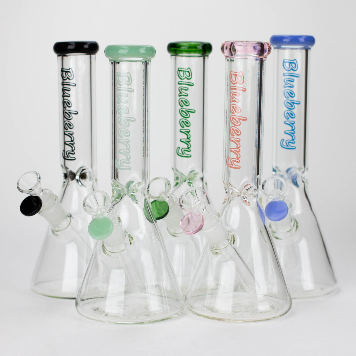 Blueberry |  11 inch Mini Beaker Bong [L708]