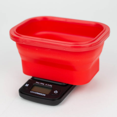 Truweigh | Mini Crimson Collapsible Bowl 100G X 0.01G