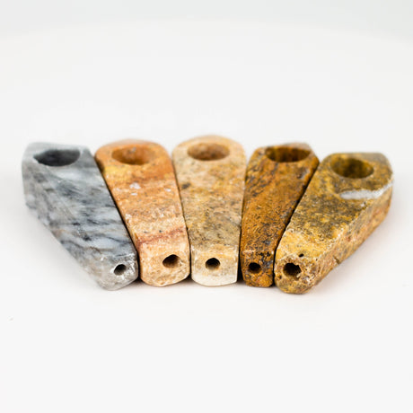 3" Onyx stone Pipe Pack of 5 [Jewel]