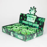 Grow in the dark premium glass ashtray Box of 6