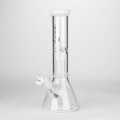 Genie | 12" Genie-Tree arms color accented glass water bong [NS104]