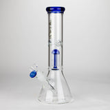 Genie | 12" Genie-Tree arms color accented glass water bong [NS104]