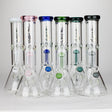 Genie | 12" Genie-Tree arms color accented glass water bong [NSP104] Glass Bong ONE