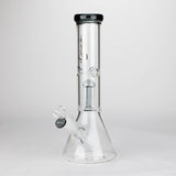 Genie | 12" Genie-Tree arms color accented glass water bong [NSP104] Glass Bong ONE Grey